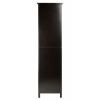 Burgundy Wine Cabinet 15-Bottle; Glass Door