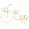 Plant Stand Bicycle Shape Vintage Style Metal