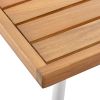 K&K 4-Piece Boho Rope Patio Furniture Set, Outdoor Furniture with Acacia Wood Table, Patio Conversation Set with Deep Seating & Thick Cushion for Back