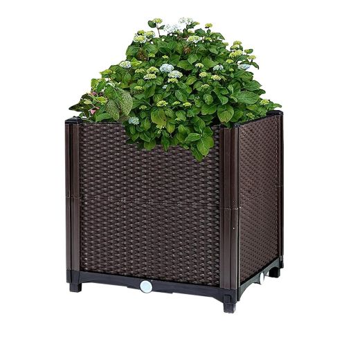Raised Garden Bed Plant Growth Box with Self-watering System for Garden Patio Balcony Elevated Planter Box for Flowers Vegetables Herbs Raised Garden Bed Plant Growth Box with Self-watering System for Garden Patio Balcony Elevated Planter Box for Flowers Vegetables Herbs